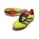 Adidas Predator Elite Tongue FG Black Yellow And Red Low Soccer Cleats