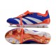 Adidas Predator Elite Tongue FG Deep Blue Orange And White Low Soccer Cleats