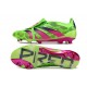 Adidas Predator Elite Tongue FG Green Peach Deep Blue Low Soccer Cleats