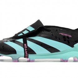 Adidas Predator Elite Tongue FG Ltblue And Black PinkLow Soccer Cleats