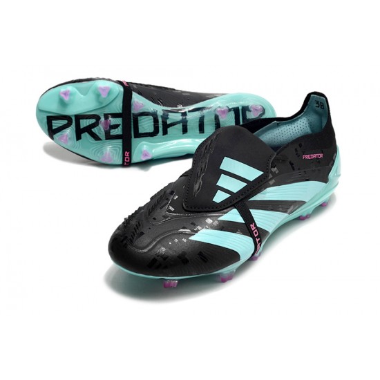 Shop the latest Adidas Predator Elite Tongue FG Ltblue And Black PinkLow Soccer Cleats Online