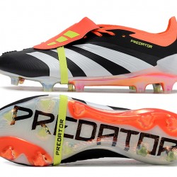 Adidas Predator Elite Tongue FG Orange White Yellow Low Soccer Cleats