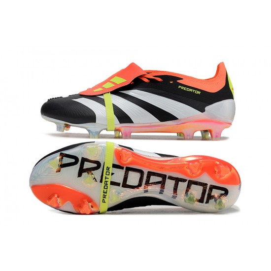 Where Can I Buy Adidas Predator Elite Tongue FG Orange White Yellow Low Soccer Cleats Online