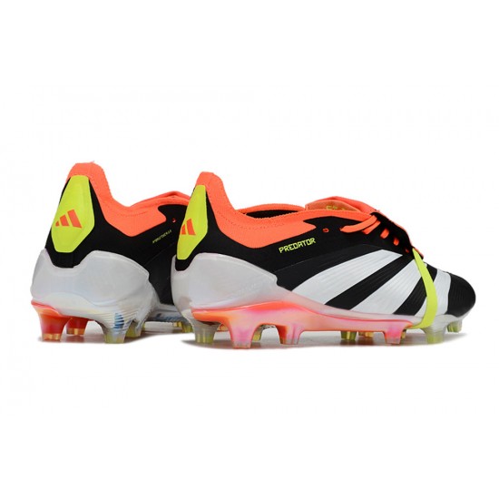 Where Can I Buy Adidas Predator Elite Tongue FG Orange White Yellow Low Soccer Cleats Online