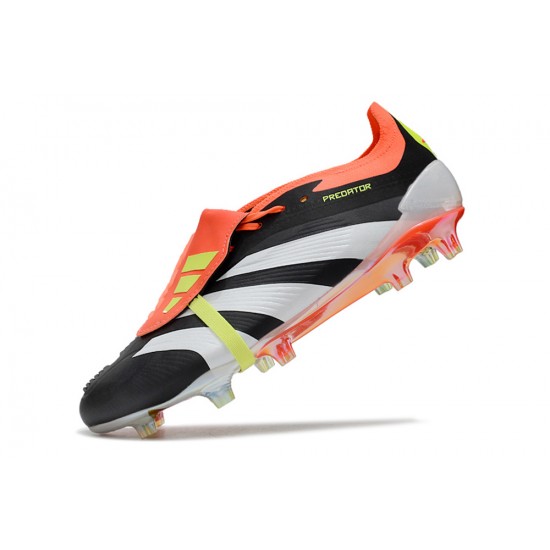 Where Can I Buy Adidas Predator Elite Tongue FG Orange White Yellow Low Soccer Cleats Online