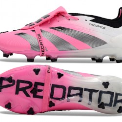 Adidas Predator Elite Tongue FG Pink Black And White Soccer Cleats