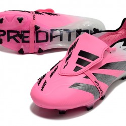 Adidas Predator Elite Tongue FG Pink Black And White Soccer Cleats