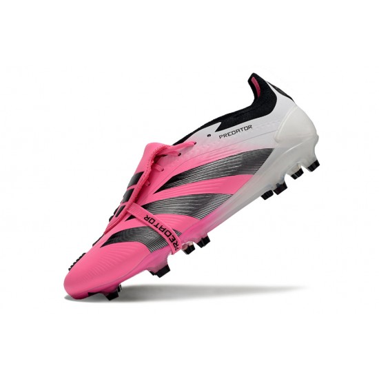 To Find A Ready Market Adidas Predator Elite Tongue FG Pink Black And White Soccer Cleats Online