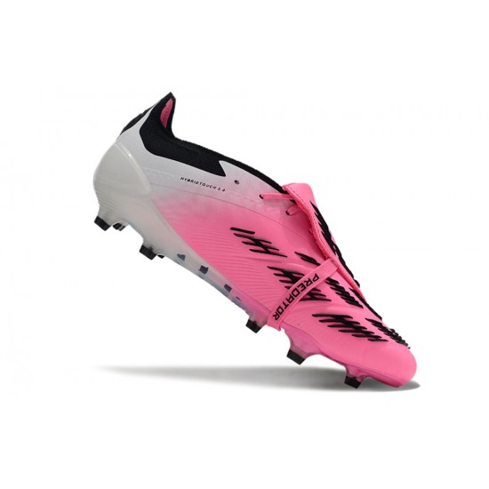 To Find A Ready Market Adidas Predator Elite Tongue FG Pink Black And White Soccer Cleats Online