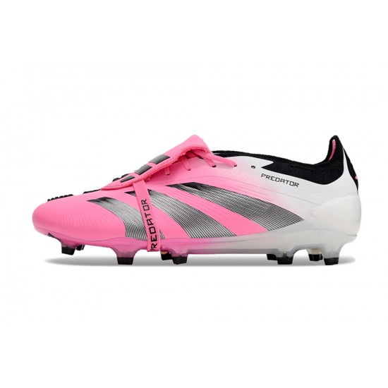 To Find A Ready Market Adidas Predator Elite Tongue FG Pink Black And White Soccer Cleats Online