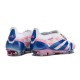 The Best Selling Line Adidas Predator Elite Tongue FG Pink Deep Blue White Low Soccer Cleats Online