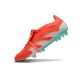 Adidas Predator Elite Tongue FG Red Ltblue Silver Low Soccer Cleats