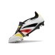 Adidas Predator Elite Tongue FG White Black Red Yellow Low Soccer Cleats