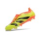 Adidas Predator Elite Tongue FG Yellow Black And Orange Low Soccer Cleats