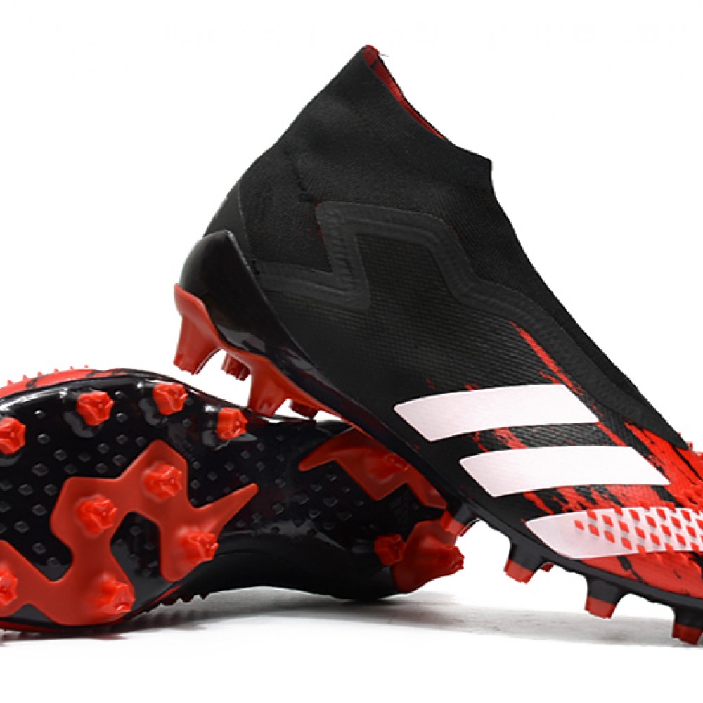 Adidas Predator Mutator 20 AG High Black Red White Soccer Cleats ...