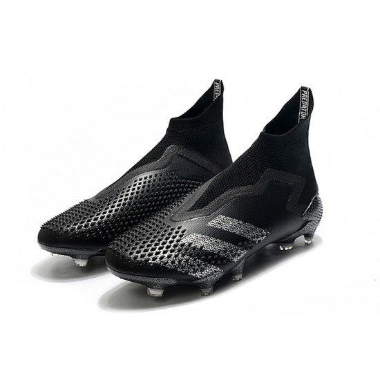 Adidas Predator Mutator 20 FG High Black Grey Soccer Cleats - Adidas ...