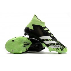 Adidas Predator Mutator 20.1 FG High Black Green Soccer Cleats