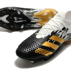 Adidas Predator Mutator 20.1 FG Low Black Gold White Soccer Cleats