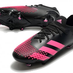 Adidas Predator Mutator 20.1 FG Low Black Purple Soccer Cleats