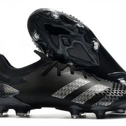 Adidas Predator Mutator 20.1 FG Low Black White Soccer Cleats