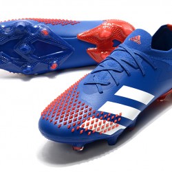 Adidas Predator Mutator 20.1 FG Low Red White Blue Soccer Cleats