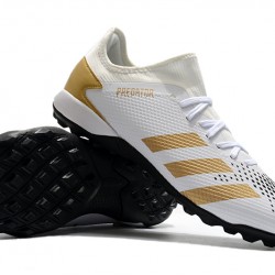 Adidas Predator Mutator 20.3 L TF Low Gold Grey White Soccer Cleats