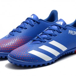 Adidas Predator Mutator 20.4 TF Low Blue White Red Soccer Cleats