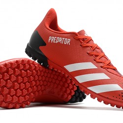 Adidas Predator Mutator 20.4 TF Low Red White Black Soccer Cleats