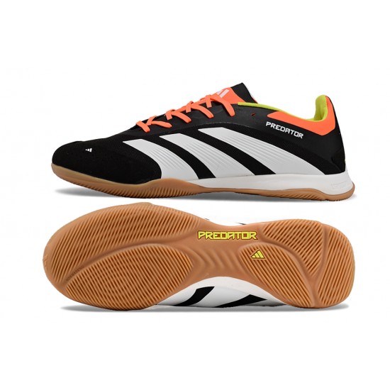 Top Quality Adidas Predator 24 Elite IC Black Brown Women and Men Soccer Cleats Shop Online