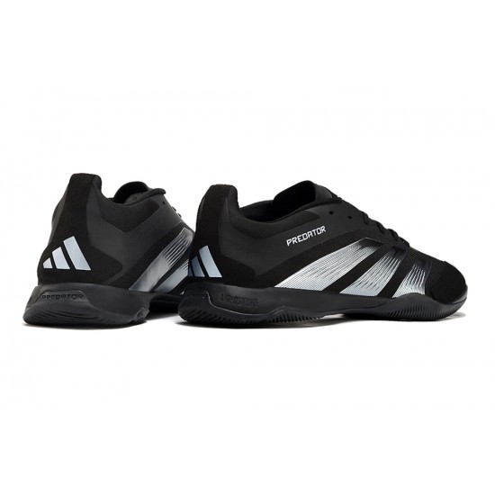 Goods That Sell Well Adidas Predator 24 Elite IC Black Grey Women and Men Soccer Cleats Online