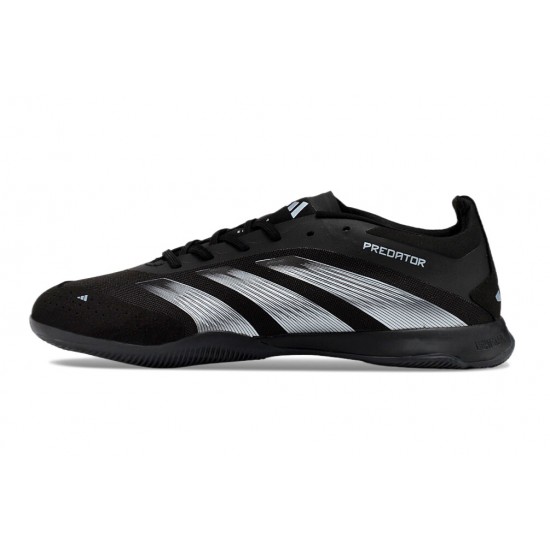 Goods That Sell Well Adidas Predator 24 Elite IC Black Grey Women and Men Soccer Cleats Online