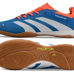 Adidas Predator 24 Elite IC Blue Brown Women and Men Soccer Cleats