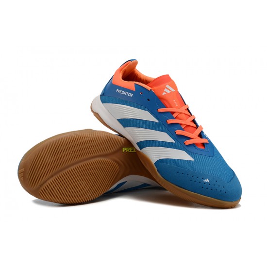 Best Quality Adidas Predator 24 Elite IC Blue Brown Women and Men Soccer Cleats Sale