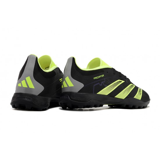 Buy And Seller Adidas Predator 24 Elite TF Black Yellow Women and Men Soccer Cleats Sale