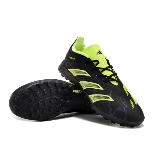 Buy And Seller Adidas Predator 24 Elite TF Black Yellow Women and Men Soccer Cleats Sale