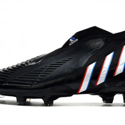 Adidas Predator Edge High FG Black White Soccer Cleats