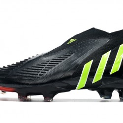 Adidas Predator Edge High FG Green Black Red Soccer Cleats