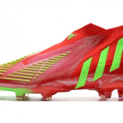 Adidas Predator Edge High FG Green Red Soccer Cleats