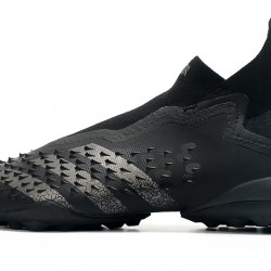 Adidas Predator Freak .1 High TF All Black Soccer Cleats