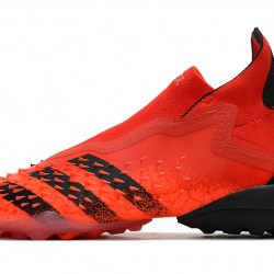 Adidas Predator Freak .1 High TF Red Black Soccer Cleats