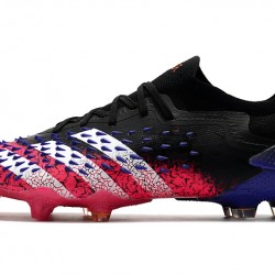 Adidas Predator Freak .1 Low FG Black Peach Silver Soccer Cleats