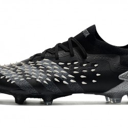 Adidas Predator Freak .1 Low FG Black White Soccer Cleats