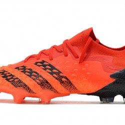 Adidas Predator Freak .1 Low FG Orange Black Soccer Cleats