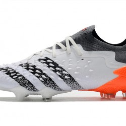 Adidas Predator Freak .1 Low FG White Orange Black Soccer Cleats