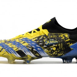 Adidas Predator Freak .1 Low FG Yellow Blue Soccer Cleats