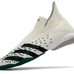 Adidas Predator Freak IC Beige Green High Soccer Cleats