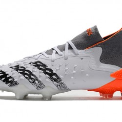 Adidas Predator Freak.1 FG White Orange Silver Black Low Soccer Cleats