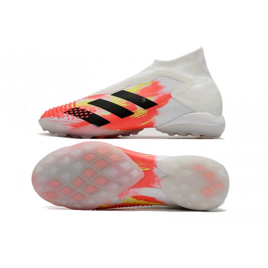 Best Quality Adidas Predator Mutator 20 TF White Orange Black Soccer Cleats Sale