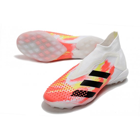 Best Quality Adidas Predator Mutator 20 TF White Orange Black Soccer Cleats Sale