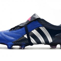 Adidas Predator Pulse Low FG UCL Black Blue Silver Soccer Cleats